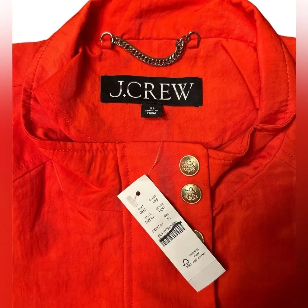 J. Crew Women’s Collection Lightweight Bomber Jacket Size XL NWT - Picture 4 of 4